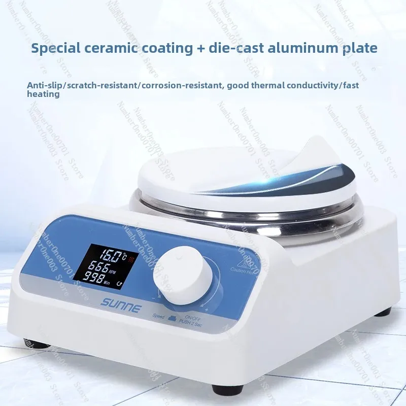 Digital Magnetic Stirrer Hot Plate Multi Position Large Capacity Mini Lab Heater Stirring Mixer