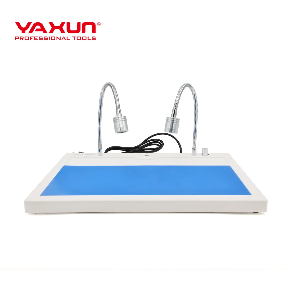 YAXUN YX-1905 Microscope Worktable for Phone Repair, Dual LED