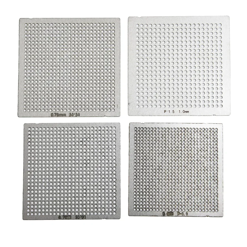 

Set Reballing Rework Net Pack Stencil Directly Parts Kit Replaces Reball Rework Steel Replacement Accessories