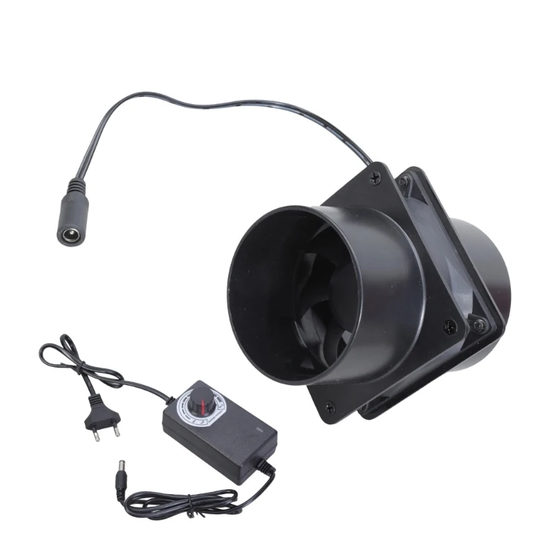  Plastic 85mm Exhaust Fan With Double Ball Bearing For Soldering Ventilation
