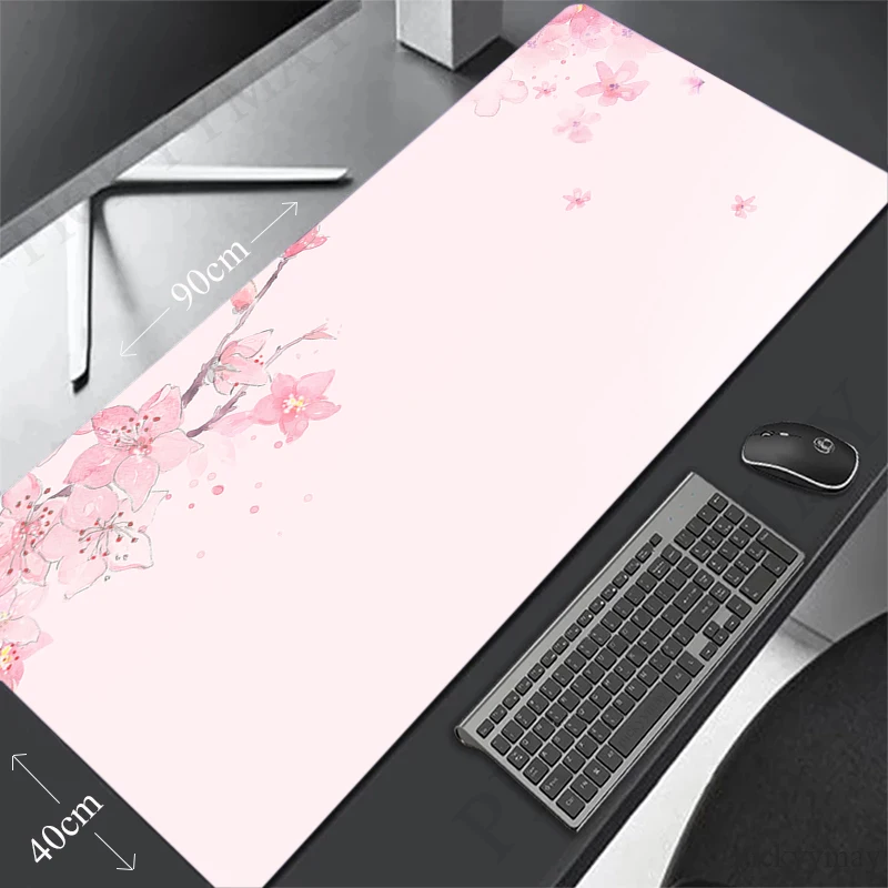 

Sakura Mouse Pad Gamer Mousepads Big Gaming Mousepad XXL Mouse Mat Large Keyboard Mat Desk Pad For Computer