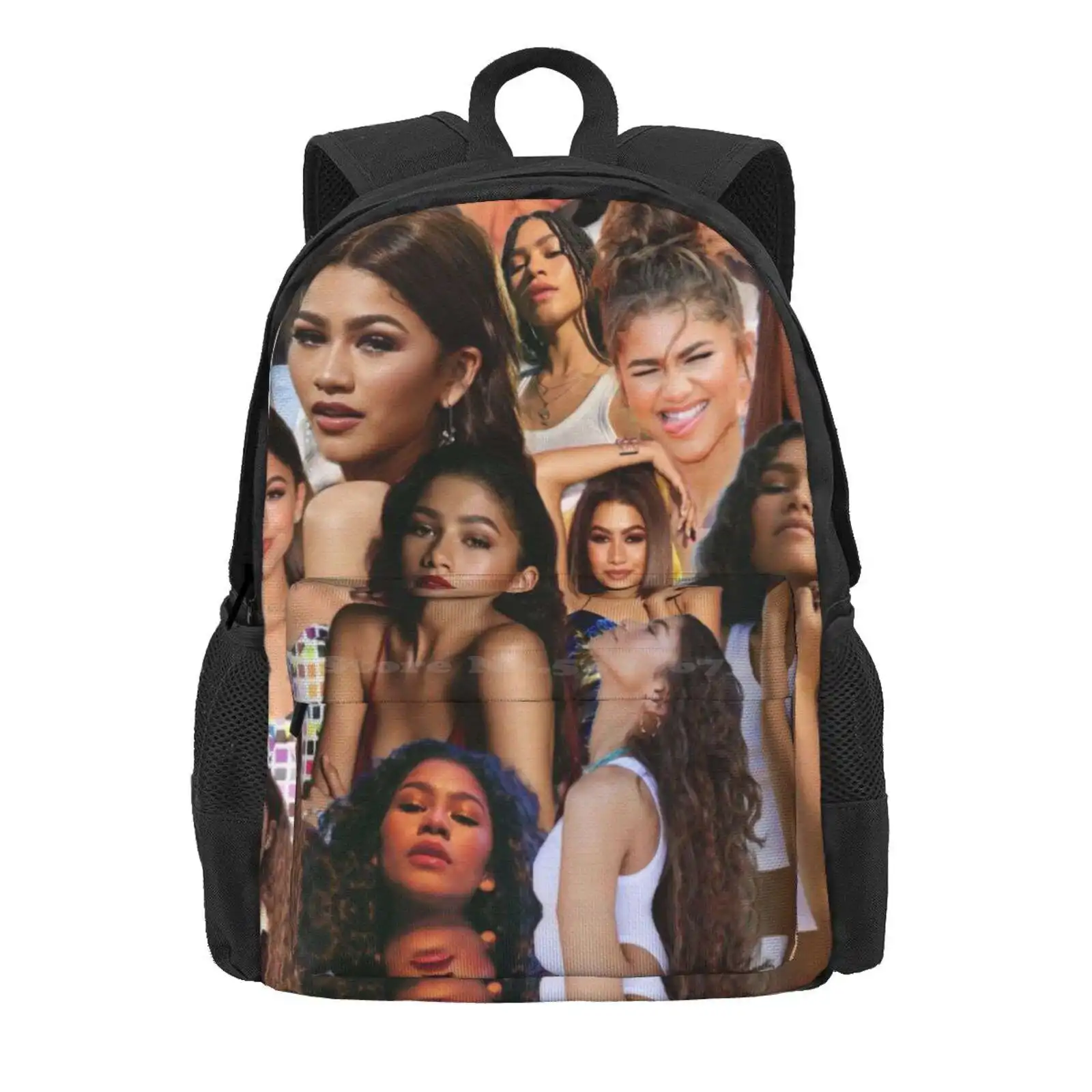 Zendaya Collage Hot Sale Schoolbag Backpack Fashion Bags Euphoria Homecoming Zendaya Collages Channel Model Actress