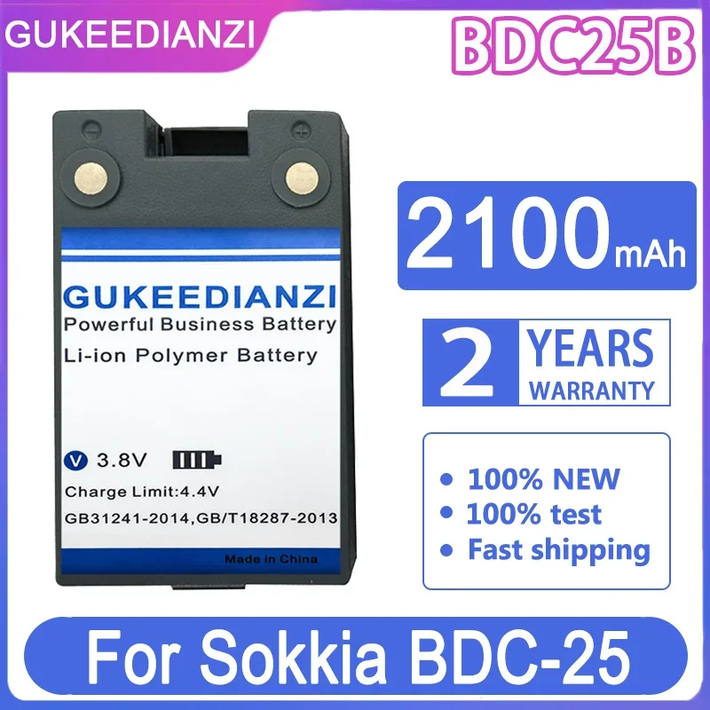 

GUKEEDIANZI Replacement Battery BDC25B 2100mAh For Sokkia BDC-25 BDC25 BDC25A Digital Batteries