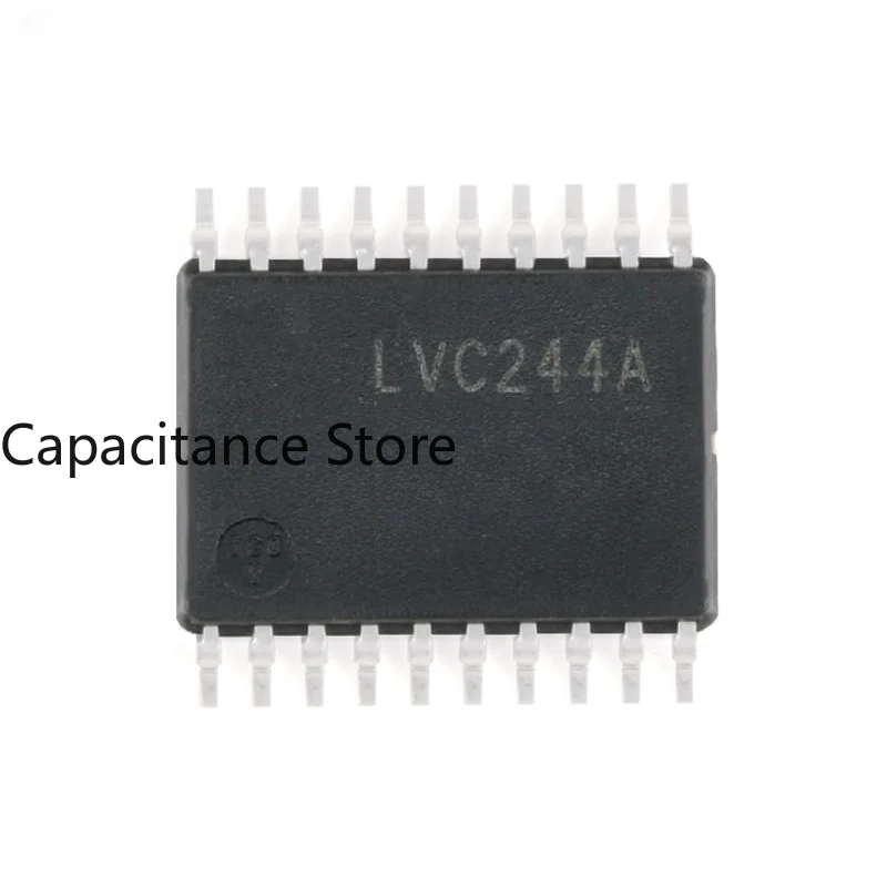 10PCS Original Authentic 74LVC244APW,118 TSSOP-20 Tri-state Output Eight-way Buffer.