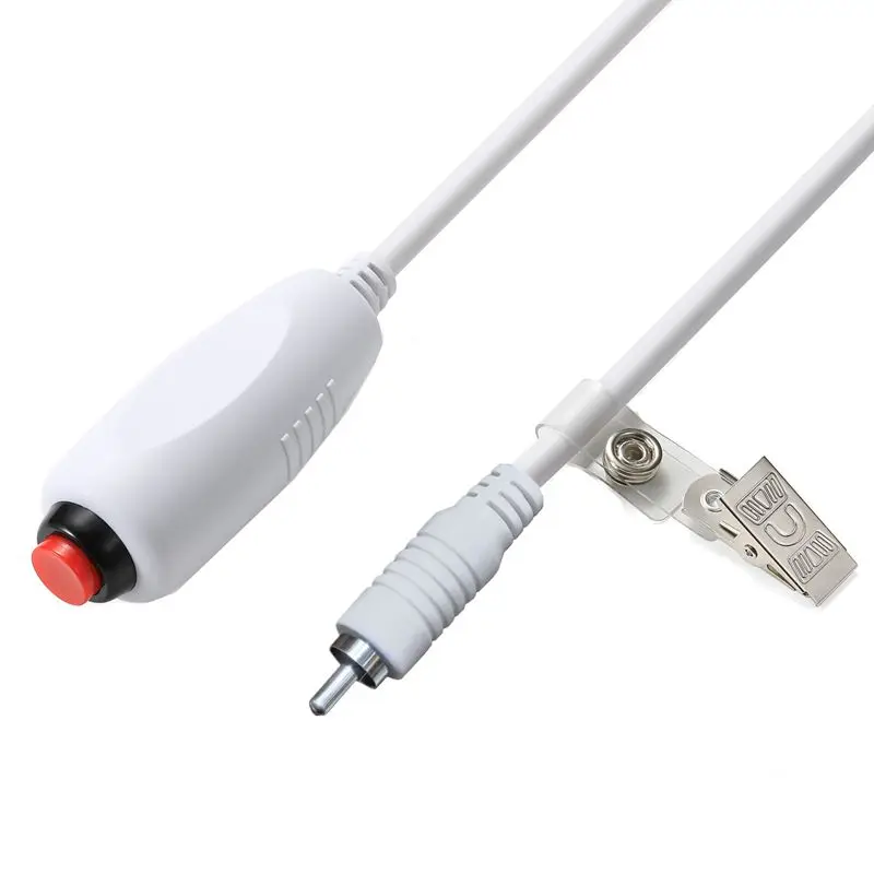 3m Nurse Call Button Switch Cable RCA Emergency Call Button Cable With Clip, Nurse Call Cable