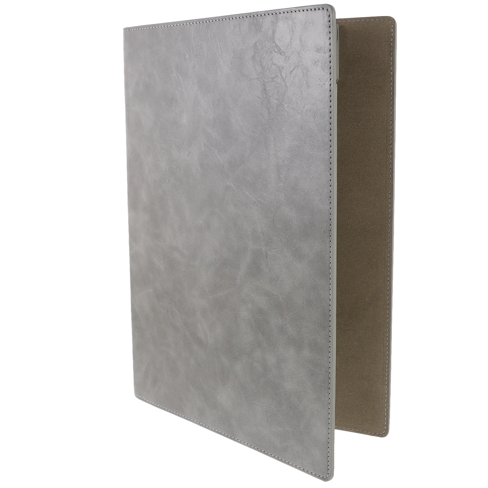 

1pc Pu Document Office Supply Portfolio Organizer File Storage Board Business Folder Padfolio Work Binder For Men Resume