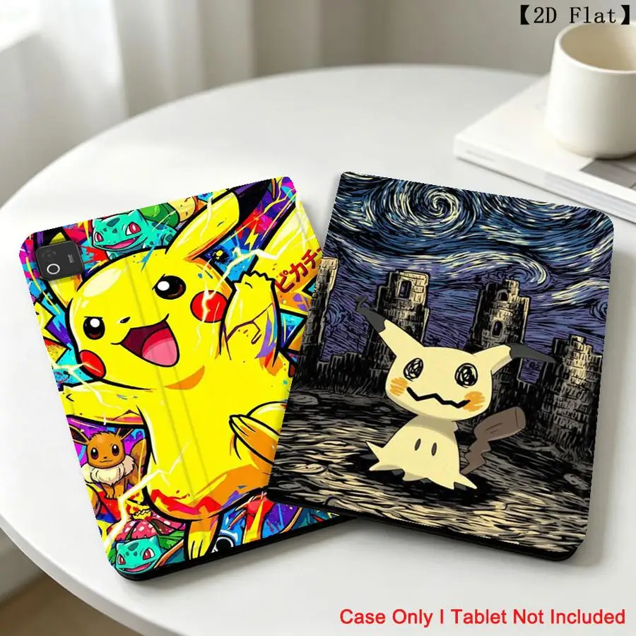 With Pencil Holder Case for Xiaomi Pad 6s Pro 7 Ultra Pad 5 6 7 8 Pro Redmi Pad SE K Pad 8.8 9.7 12.4 Inch Pokemons Pikachus