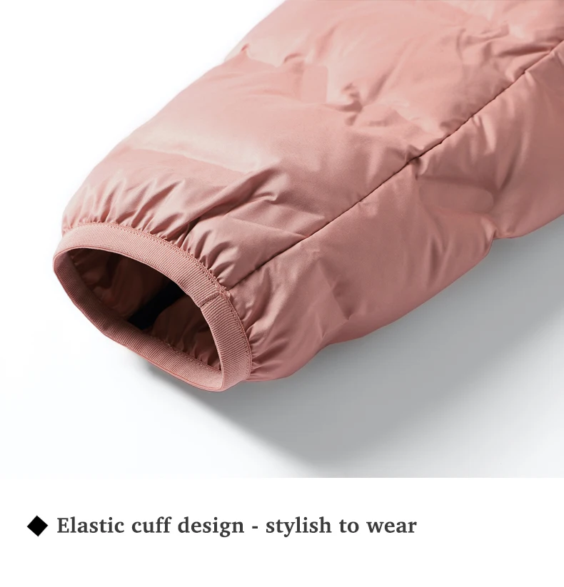 EUMERGX Winter Warme Daunenjacke für Damen Wandern Camping Klettern Trekking Graphen-Futter Mantel Entendaunen Leichte Polsterjacke – Detail 23