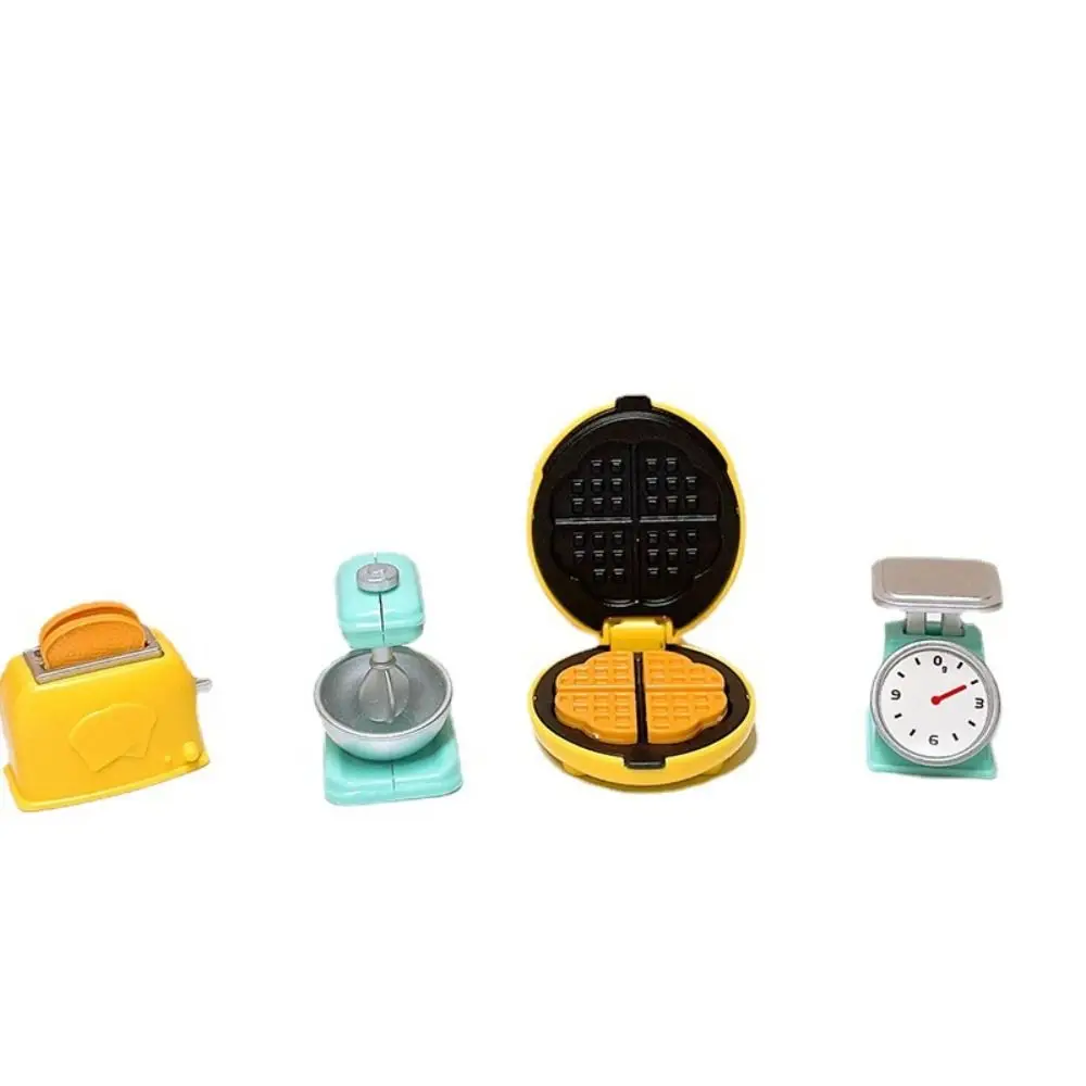 Furniture Simulation Doll House Decor Kids Cooking Toys Simulated Bread Maker Mini Miniatures Cookware Dollhouse Cooking Kit