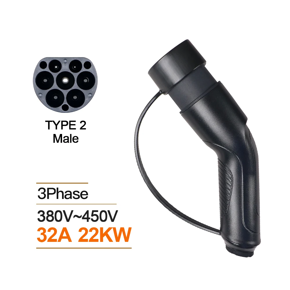Goodcell Portable EV Charger Male Plug 16A/32A 3.6/7.2/11/22KW Connector Charging Electric Vehicle Hybrid Cars