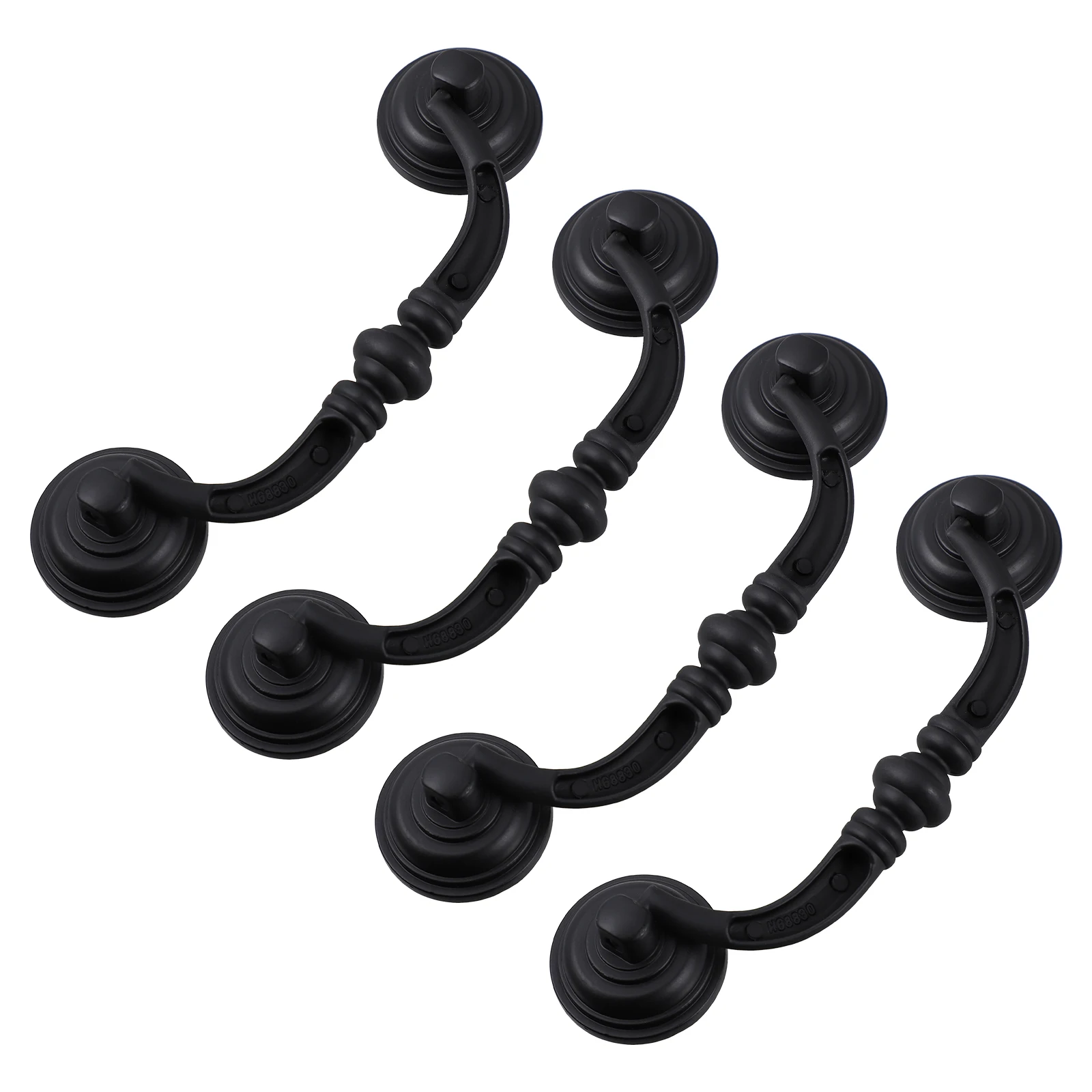 

4pcs Handles Dresser Pulls European Style Knobs Cabinet Drawer Furniture Home Decor Smooth Easy Install Elegant Design