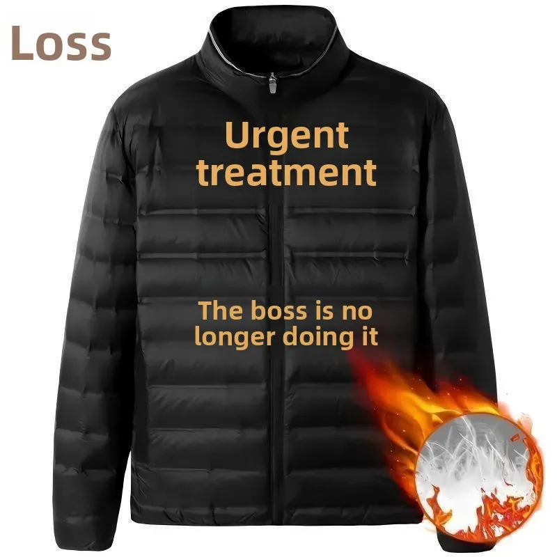 

Новая хлопковая куртка больших размеров (до 80 фунтов), универсальная, легкая, для мужчин, в стиле Dad Clothes, осенняя коллекция 2025