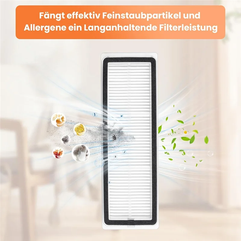 AC39-Per Xiaomi X20+ / X10+, Fordreame L10 / L10s Robot Aspirapolvere Spazzola laterale principale Filtri HEPA Sacchetti per la polvere in tessuto Mop