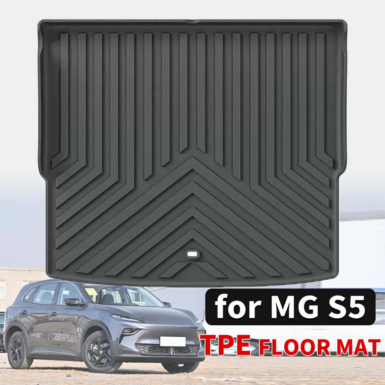 for MG S5 MGS5 EV 2025 2026 ES5 LHD RHD Luxury Eco-Friendly TPE Trunk Mat Odorless Non-Toxic Custom Fit Car Accessories