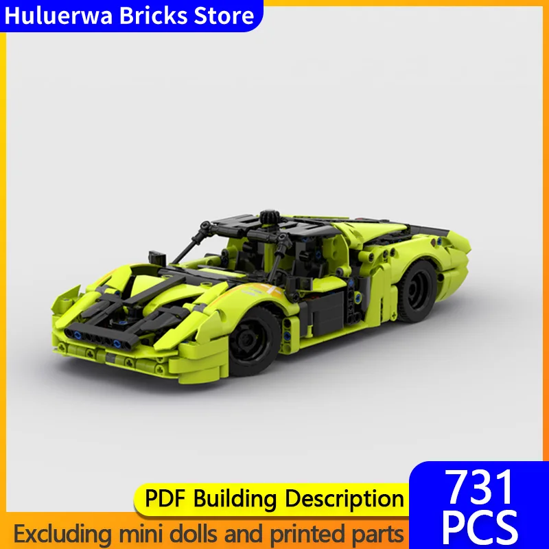 

Speed Hypercar Model MOC Building Bricks GT40 Mk IV Hypercar Modular Technology Gifts Holiday Assemble Children Toys Suit
