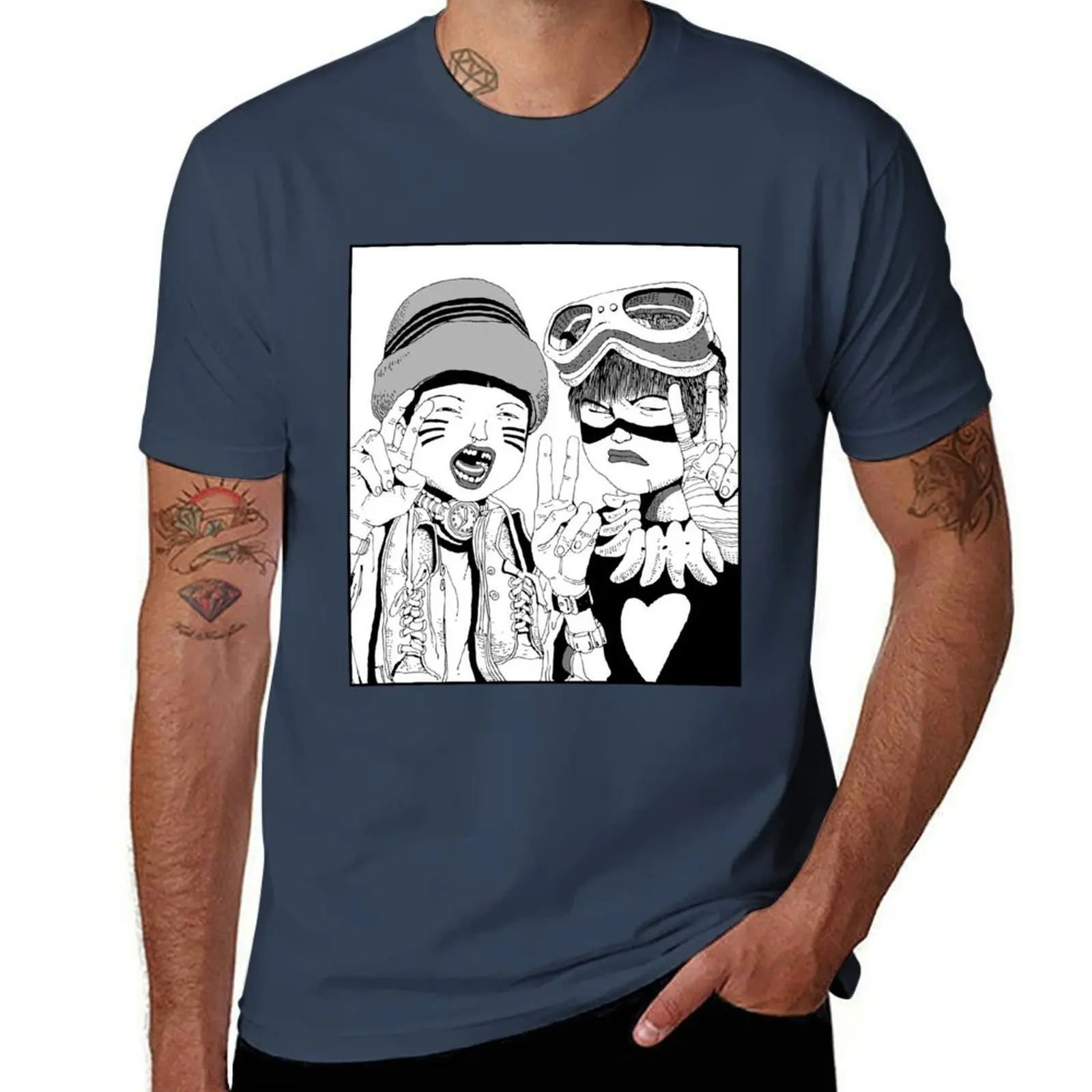 

Футболка Tekkonkinkreet, мужская футболка, хлопковые мужские футболки, хлопковая футболка