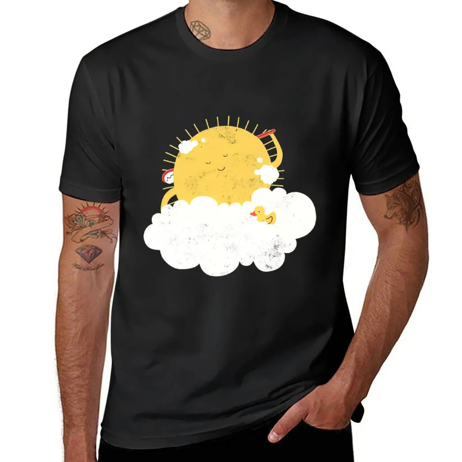 

New Sun-bathing T-Shirt hippie clothes custom t shirt black t-shirts for men