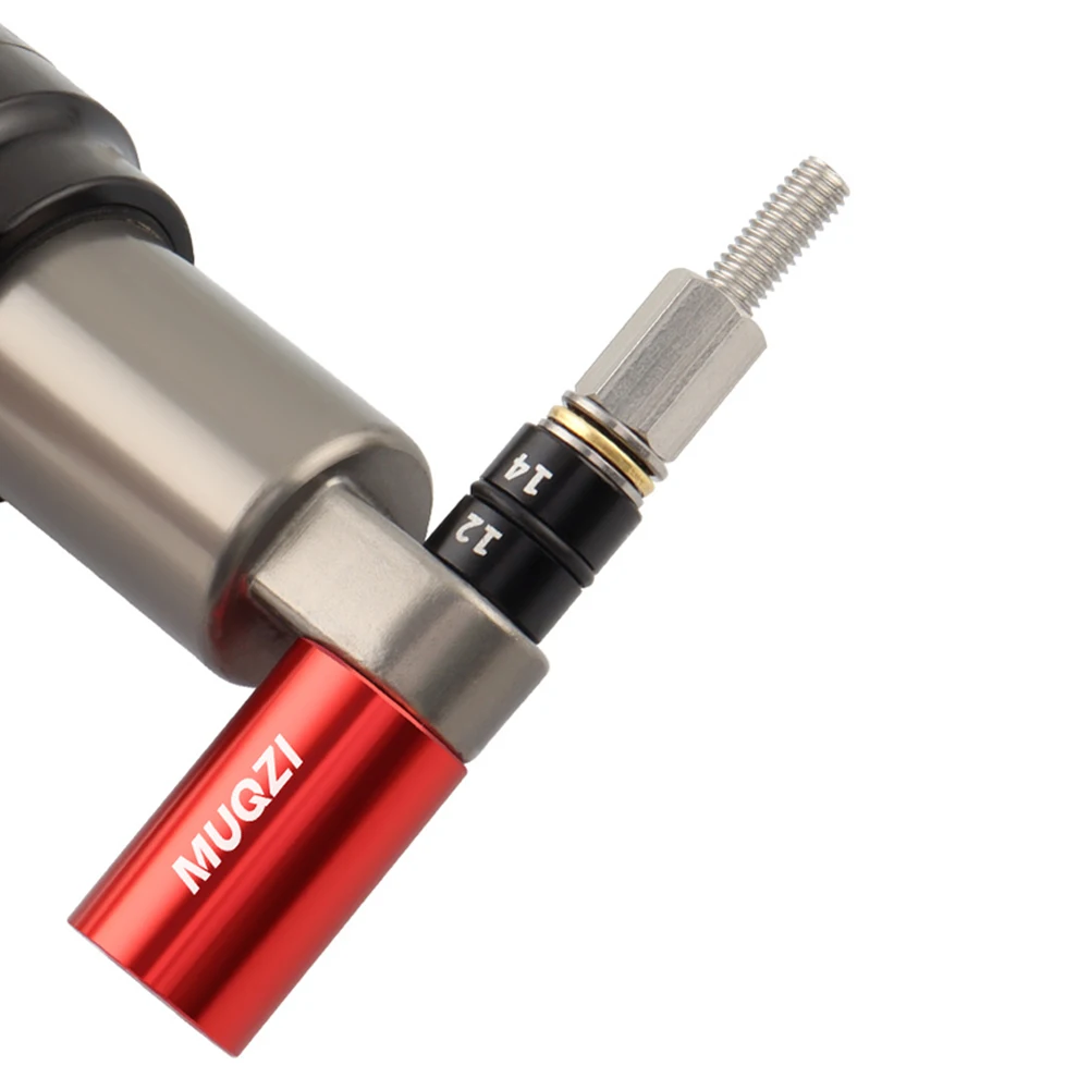 

MTB Rear Shock Bushing Tool with 2 Adapters Rear Shock Bushing Removal Install Tool MTB Bike Shock Absorbers Repair Tool