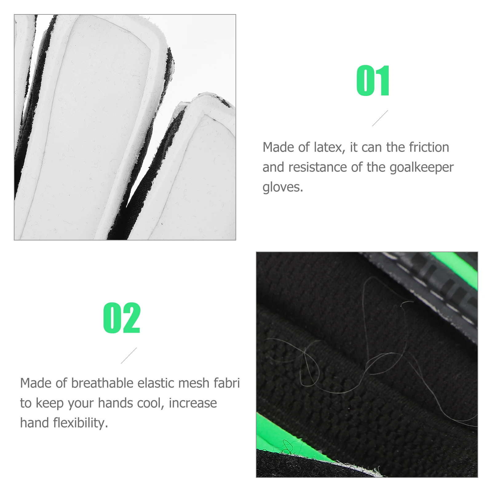 ゴールキーパー グローブ 快適なサッカー グリップ 滑り止め マッチ エマルジョン 全天候型トレーニング