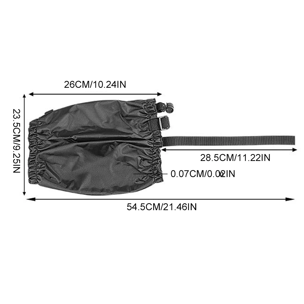 Unissex ao ar livre neve pé capa impermeável legging polainas capas de perna para caminhadas ao ar livre caminhada escalada caça