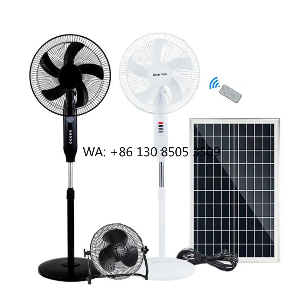 

High Quality 16inch 12V Solar Fan Factory Popular Design Manufactured in China with High Wind Speed