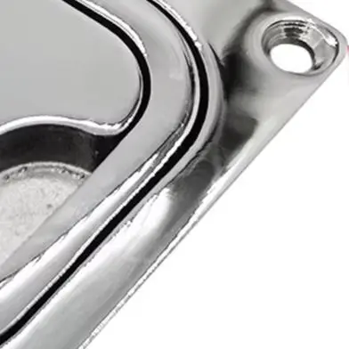 /316 /Stainless /Steel Concealed Floor Pull Ring 95x70mm Recessed Handle For Yacht Deck Cabin Boat Marine Hardware Accessories