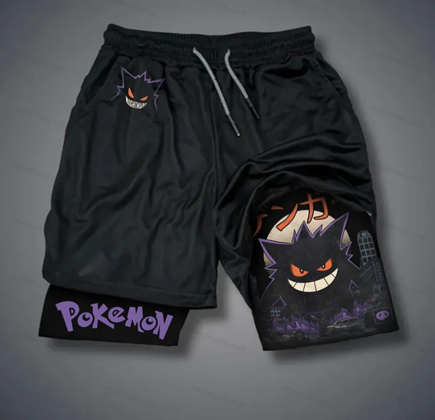 shorts-esportivos-oficiais-pokemon-anime-collaboration-shorts-unissex-estilo-kei-retro-respiravel-de-secagem-rapida-para-badminton