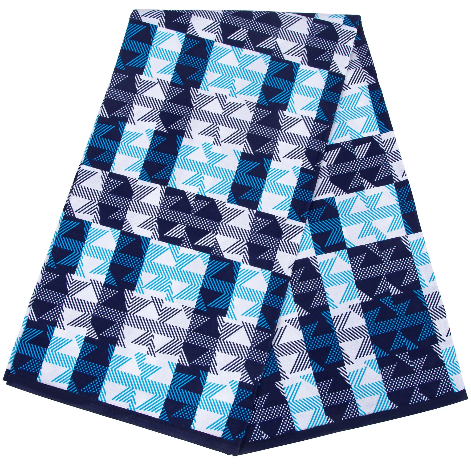 African Cotton Fabric Ankara Dresses Sewing Material Nigerian 3/6 Yards A Lot Batik Fabrics
