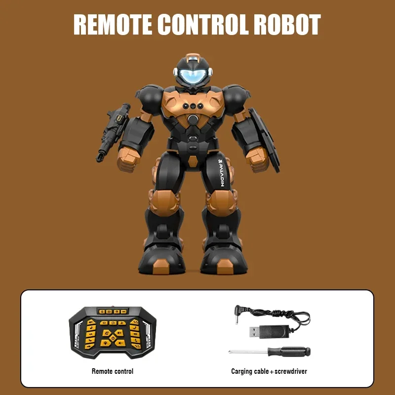 Robot Vontrol vocal Intelligent RC, détection de gestes, télécommande, programmation de lumière LED, chant, danse, jouets électriques amusants pour enfants