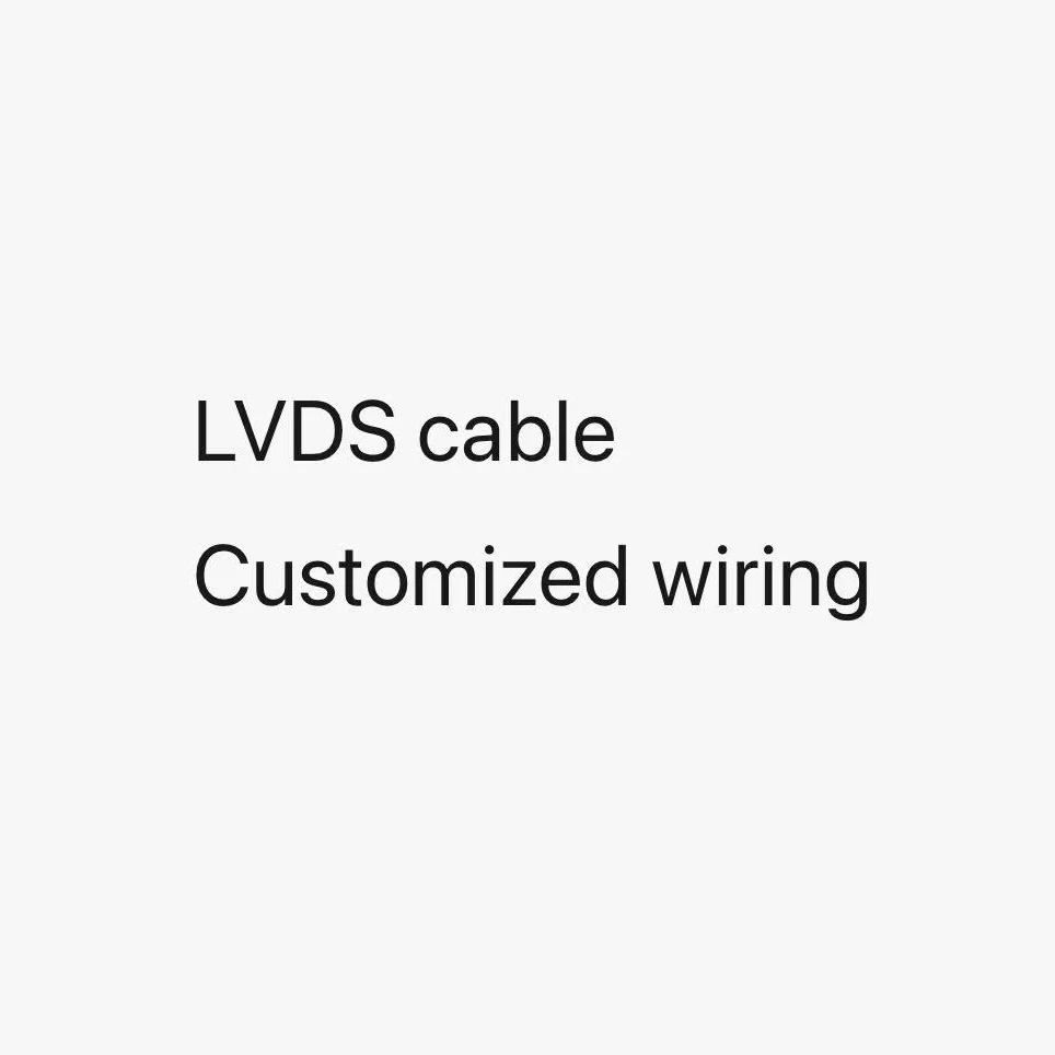 2 pcs LVDS cable Customized wiring