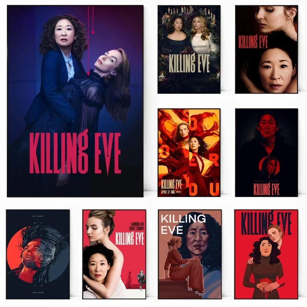American TV Show Killing Eve Poster Canvas Printing Painting Bedroom Study Studio Living Room Wall Art Decoration