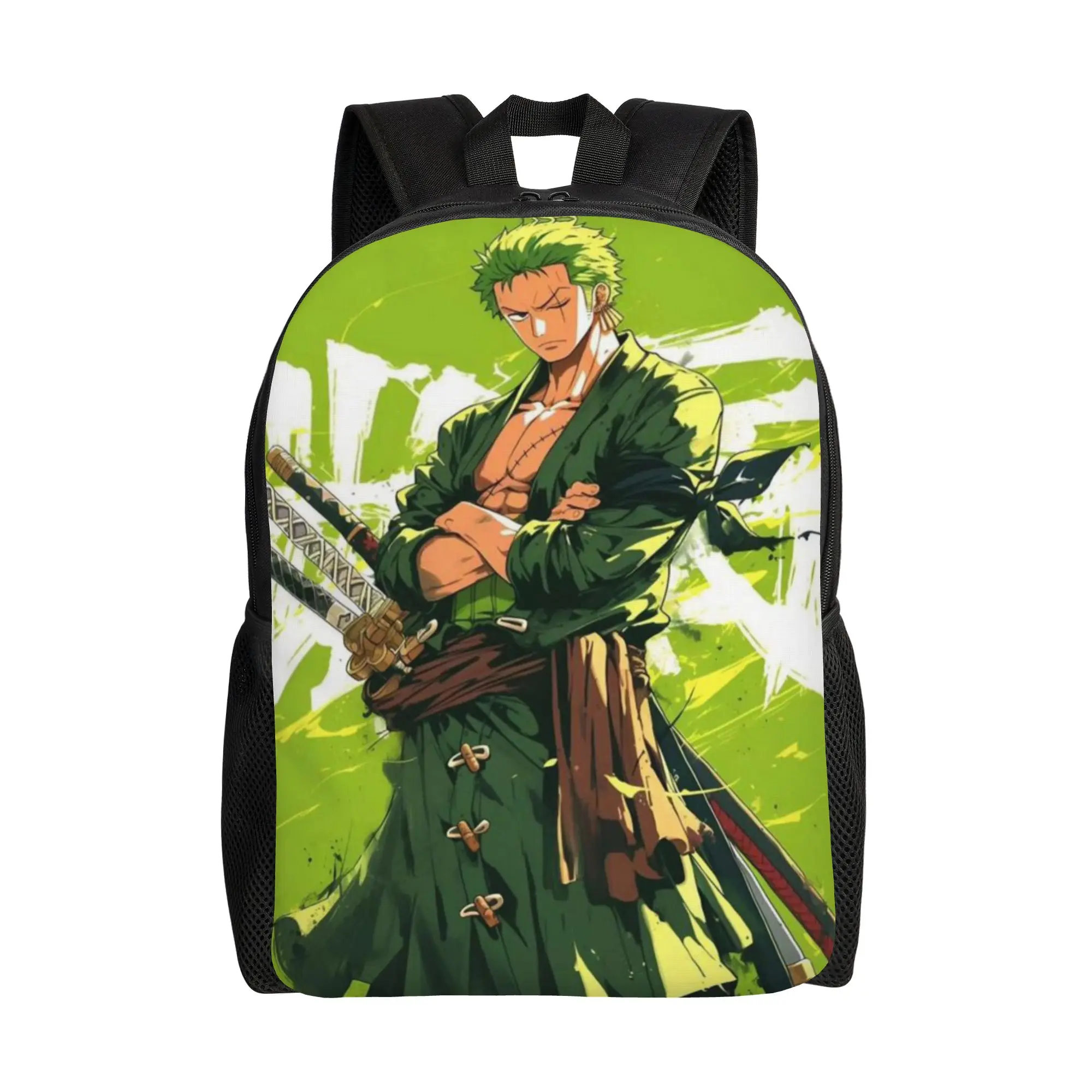 

Back to school season New Pirate King Anime Bookbag One Piece High School Students Backpack