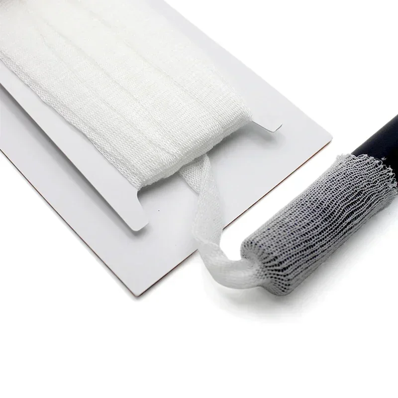 5m 16/22/34mm Carp Fishing PVA Mesh Refill Fishing Bag Mesh Water Soluble Mesh Carp Fishing Feeder Trap Bait Nets Tools