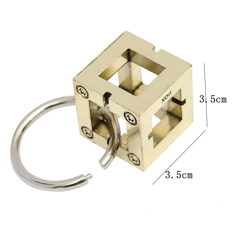 Puzzle Box per adulti Metal IQ Brain Teaser Fidget Toys giocattoli e hobby di decompressione Wit Logica Games