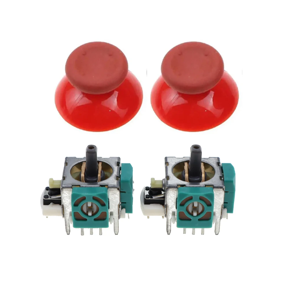 1 مجموعة ثلاثية الأبعاد عصا التحكم التناظرية عصا الاستشعار وحدة الجهد و ThumbStick لوحدة تحكم Microsoft Xbox 360