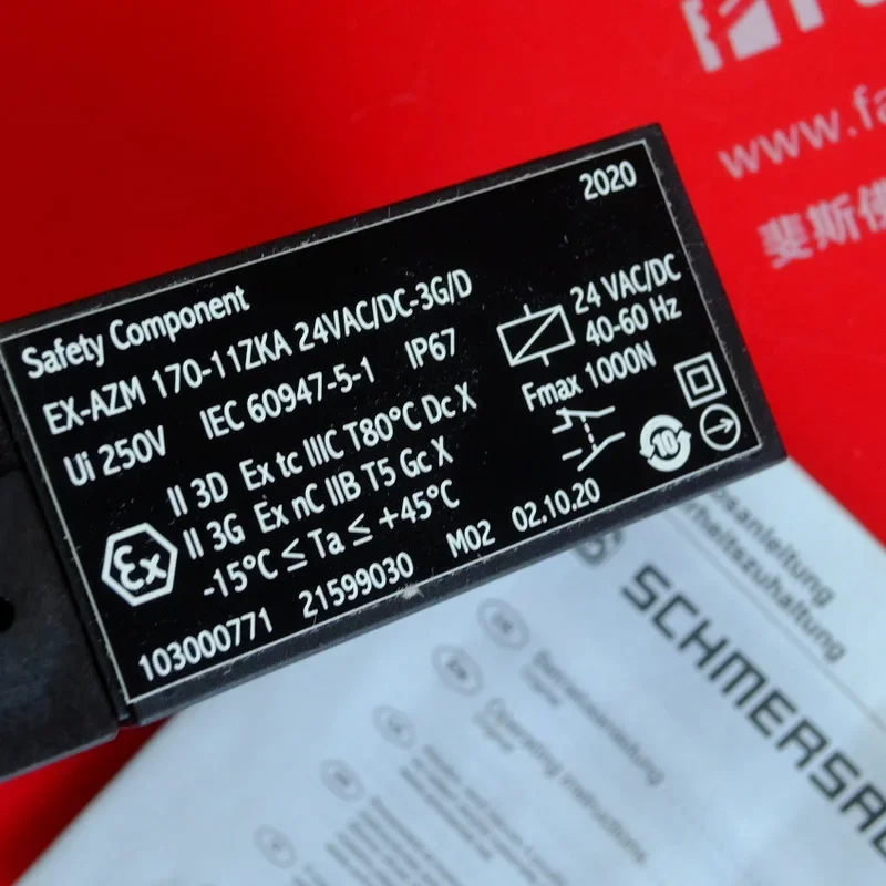 

Новый выключатель Schmersal 103000771 EX-AZM170-11ZKA 24VAC/DC-3G/D