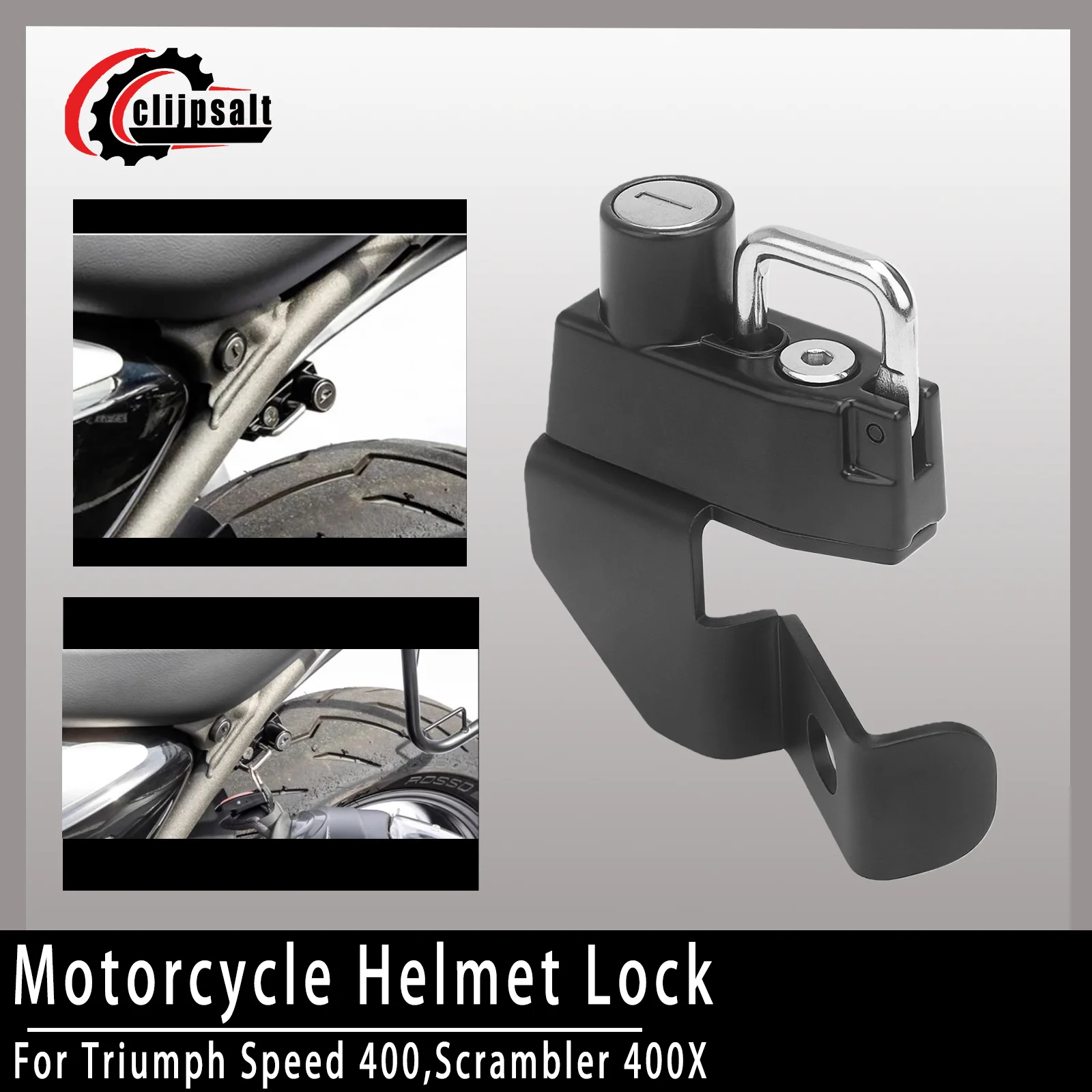 

For Speed 400 and Scrambler 400X models (2024/2025 model year, includes two keys) - Anti-theft Security Lock Accessory