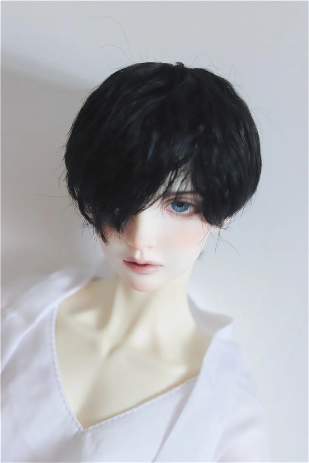 

BJD doll wig is suitable for 1/3 1/4 size Blythes fashion new chicken nest small roll bangs false hair high temperature silk men