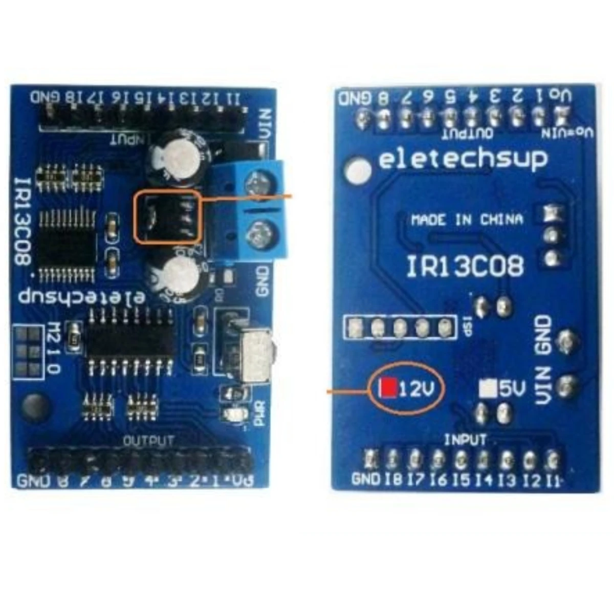

DC 5V 12V Multi-function VS1838 IR infrared control Switch Module for 8 Channel Delay Self-locking Inter-locking Relay Diy Board