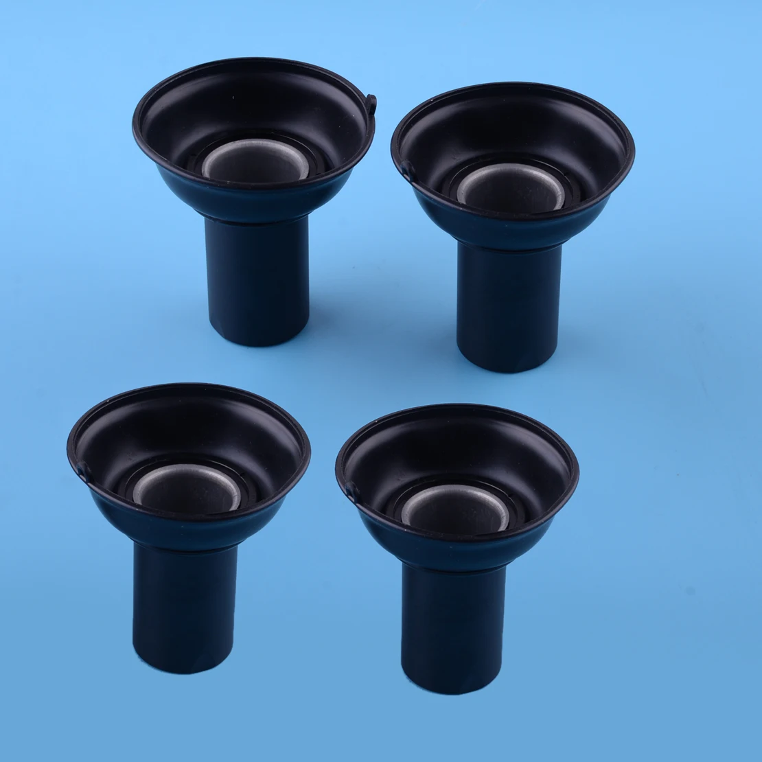 4pcs Carburetor Vacuum Piston Plunger Memrane Diaphragm Black Fit for Honda GL1200 Goldwing 1987 1986 1985 1984