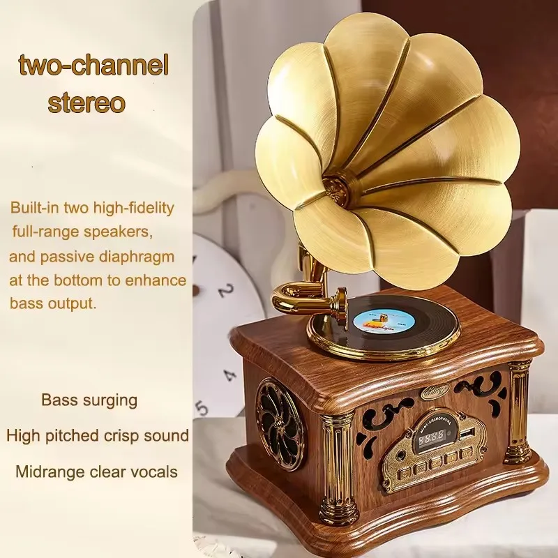 Vintage Gramophone Detail 3