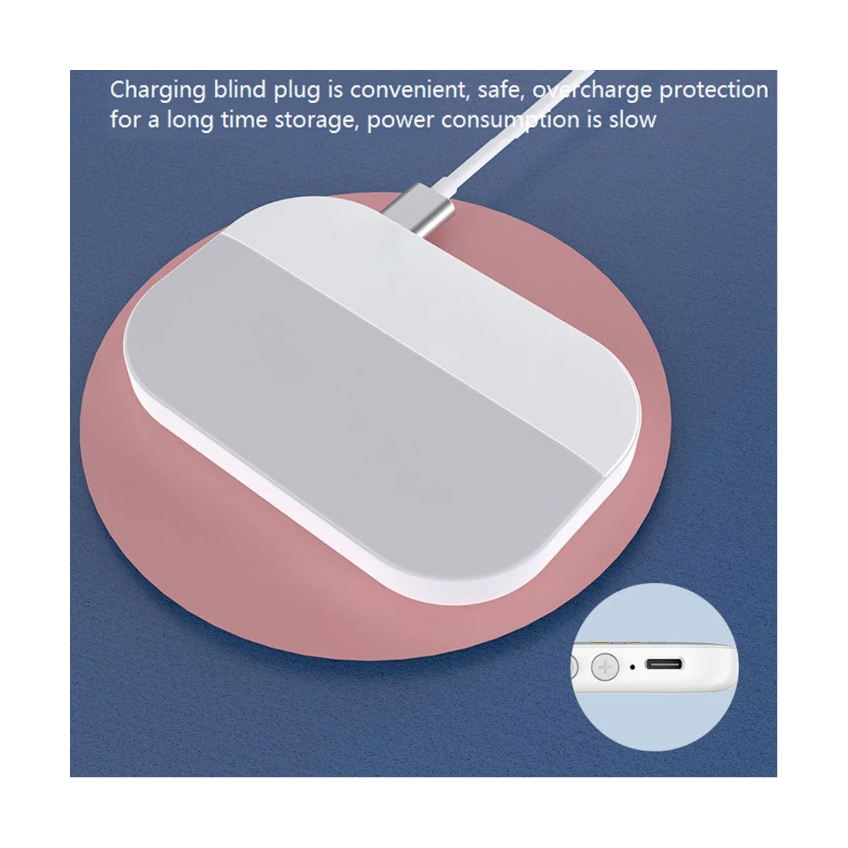 Haut-parleur sans fil Bluetooth 5.2, boîte à musique à conduction Sophia, prise en charge de la carte TF, mini lecteur stéréo, sous oreiller, rose