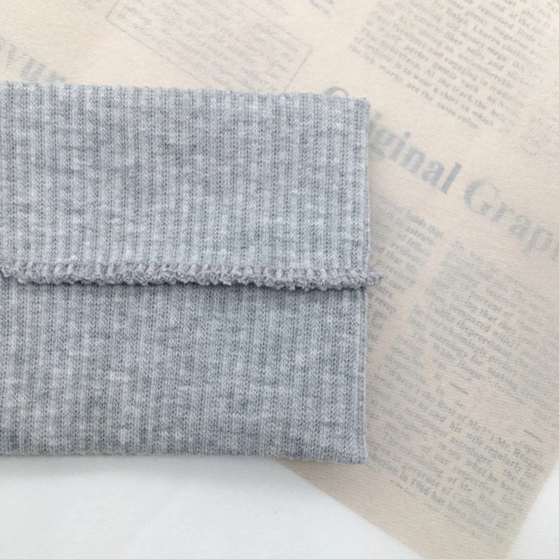 Damen Einfarbiges Breites Gestricktes Elastisches Stirnband für Yoga, Sport, Gesichtswäsche, Haarhalter, Tägliches Haaraccessoire – Detail 9
