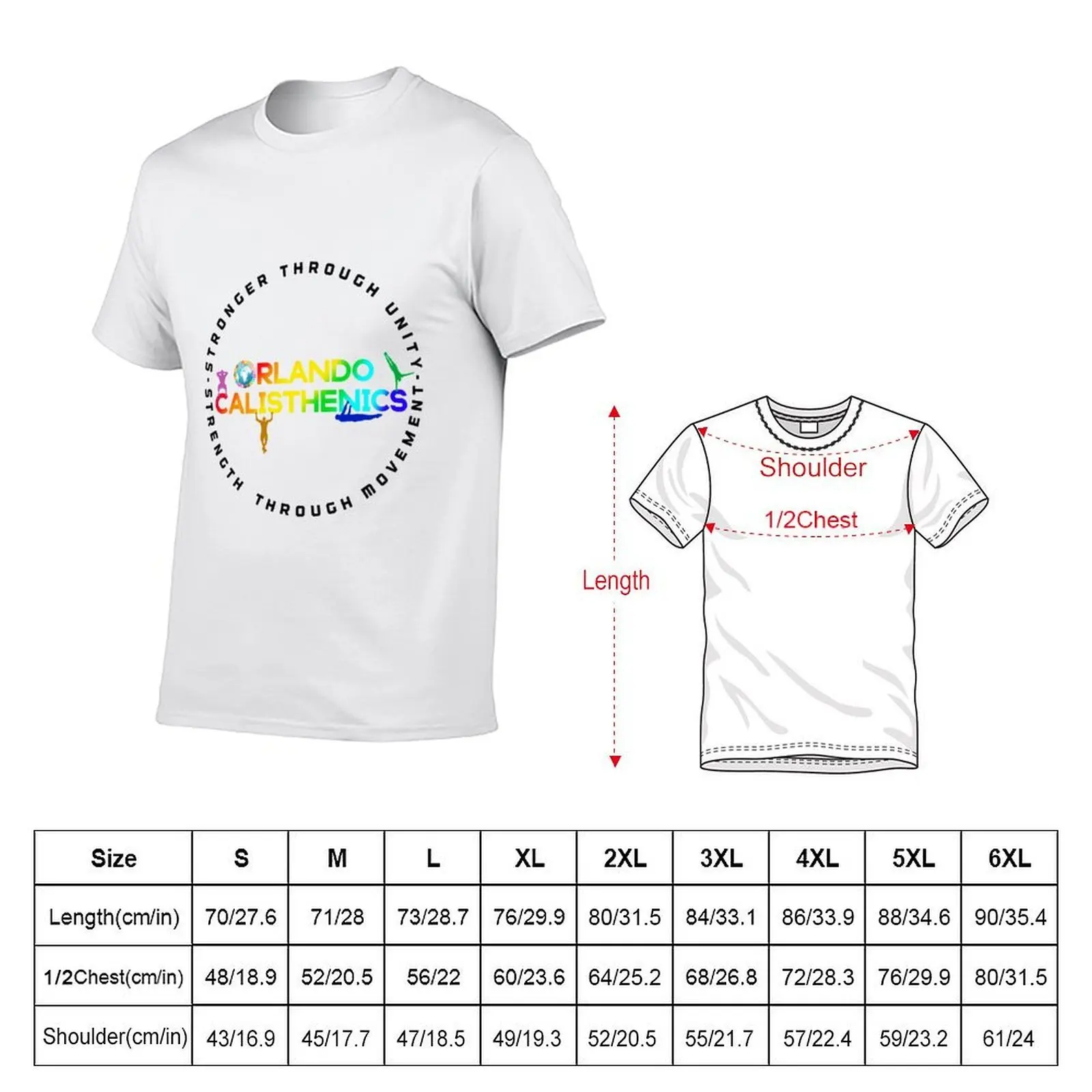Orlando Calisthenics Black Lettering T-Shirt graphic t shirts summer shirt funny t shirts men
