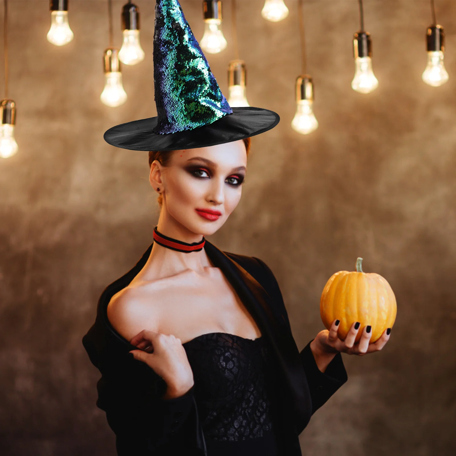 Halloween voor vrouwen cosplay party dress up heks maskerade partij heksenhoed caps hoed voor maskerade accessoire