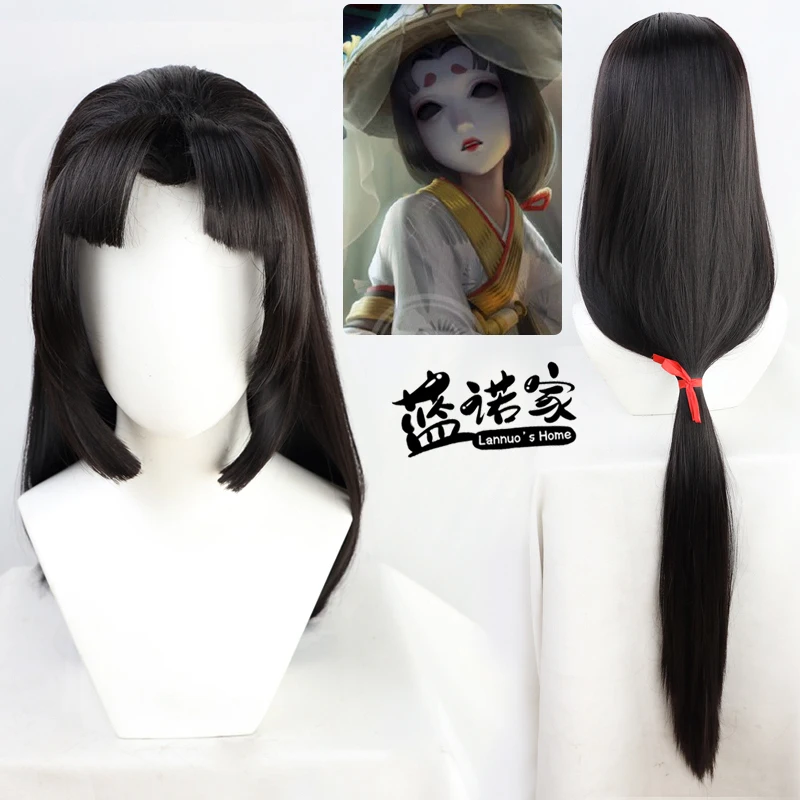 

Anime Identity V Rashomon Cosplay Wig Halloween Carnival Party Props Synthetic Hair Heat Resistant Fiber + Wig Cap