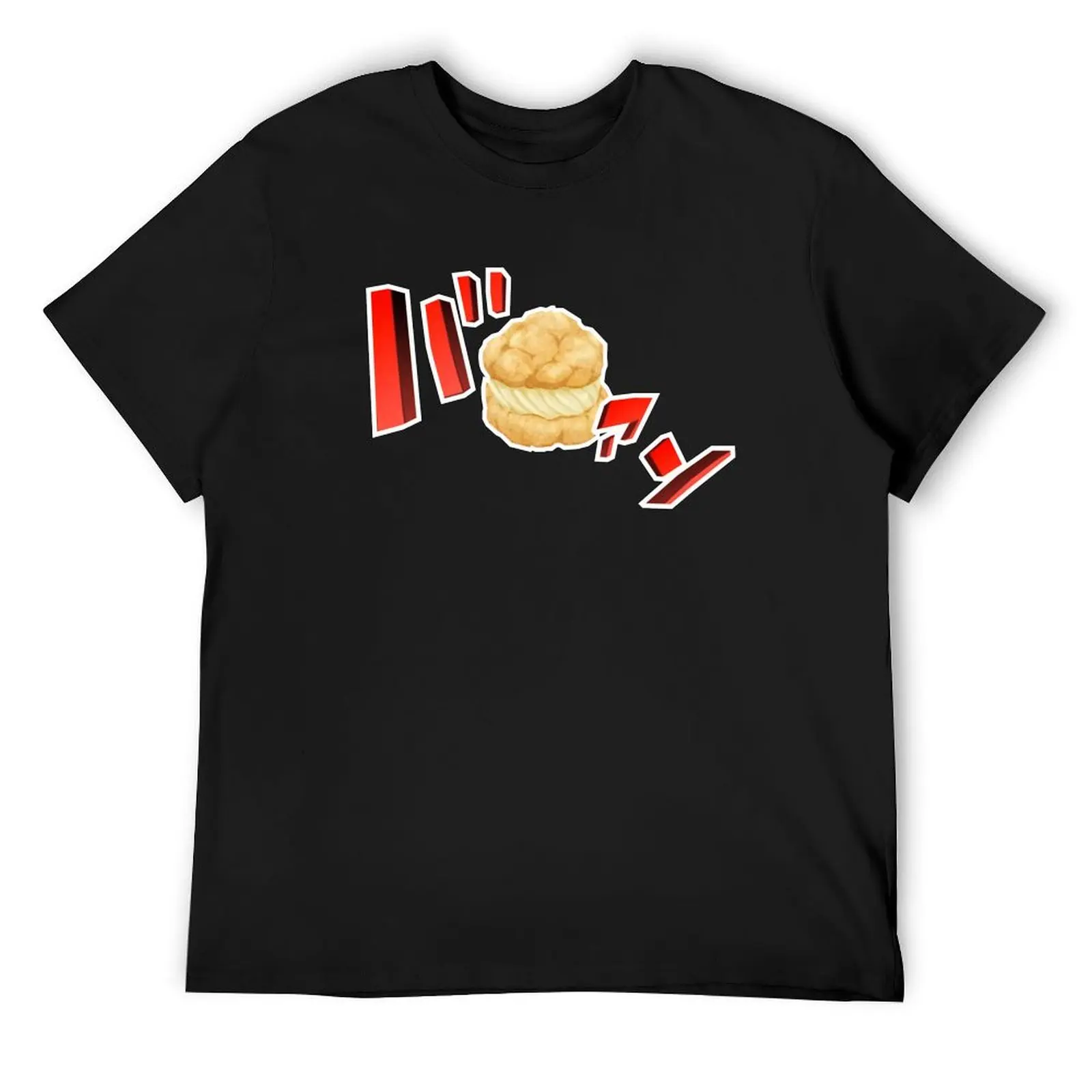 

Mash's Cream Puff T-Shirt anime t shirts kawaii clothes Blouse Men's t-shirts