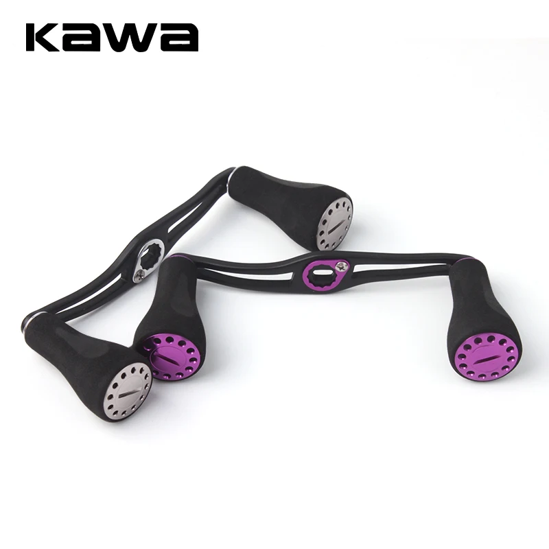 Kawa uchwyt kołowrotka metalowy uchwyt z pokrętłami Eva długość 120mm 38.8g/sztuka garnitur D/A/S Casting kołowrotek DIY akcesoria do sprzętu