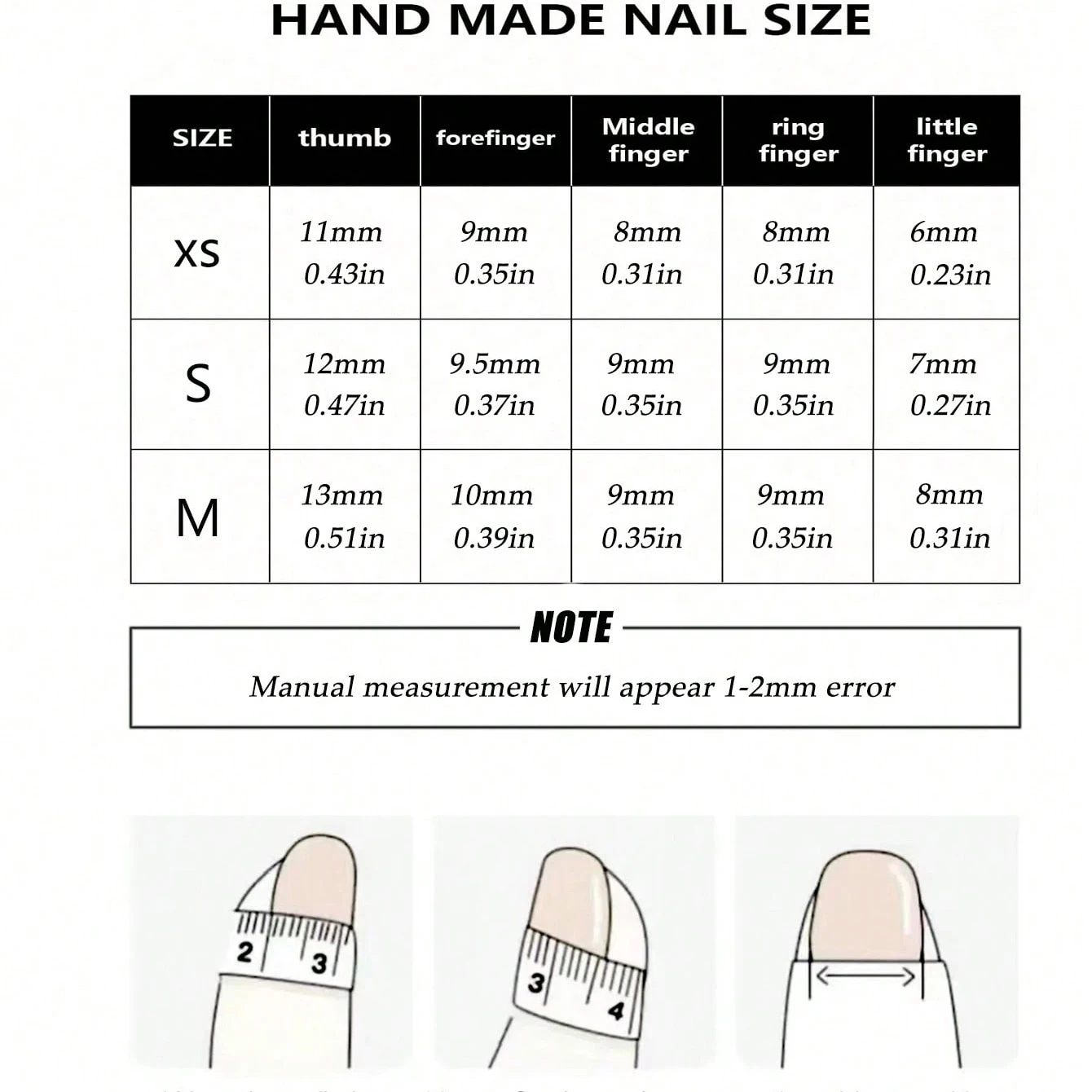 10 STKS lange amandel handgeperste nagels, rode Franse puntige witte parel geperste nagels, Love Cherry volledig bedekte nepnagels