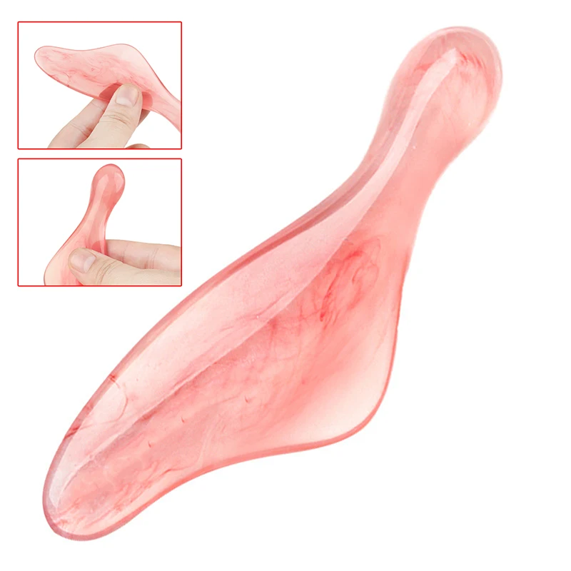 Sollevamento della pelle del viso Rughe Rimuovere Beauty SPA Strumenti per la cura Pala muscolare Resina Gua Sha Guazzo Raschietto Massaggiatore per viso corpo
